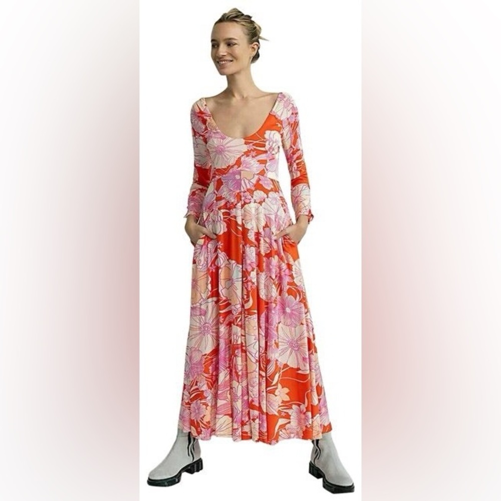 Free People Floral Maxi Dress